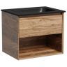 Тумба подвесная SANCOS под раковину Marmi 1.0, дуб чарльстон 590х445х520, MR1.060ECH