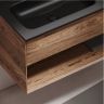 Тумба подвесная SANCOS под раковину левая Marmi 1.0, дуб чарльстон 995х445х520, MR1.0100LECH