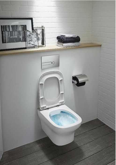 Комплект унитаза с инсталляцией Jacob Delafon Vox E21746RU-00 с сиденьем Микролифт и клавишей смыва Хром