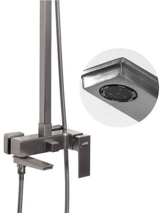 Душевая система Hansberge H5070BG Графит