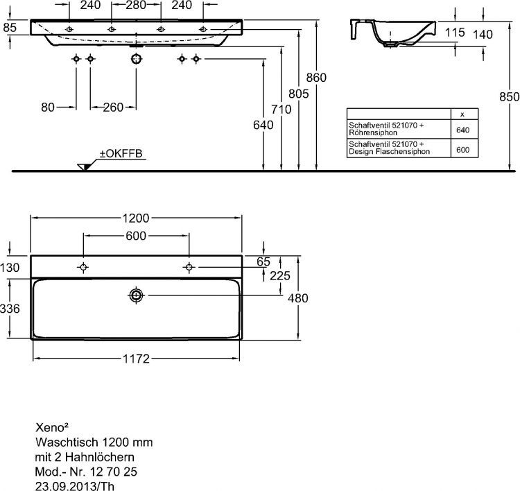 Раковина Keramag Xeno?, 127025000