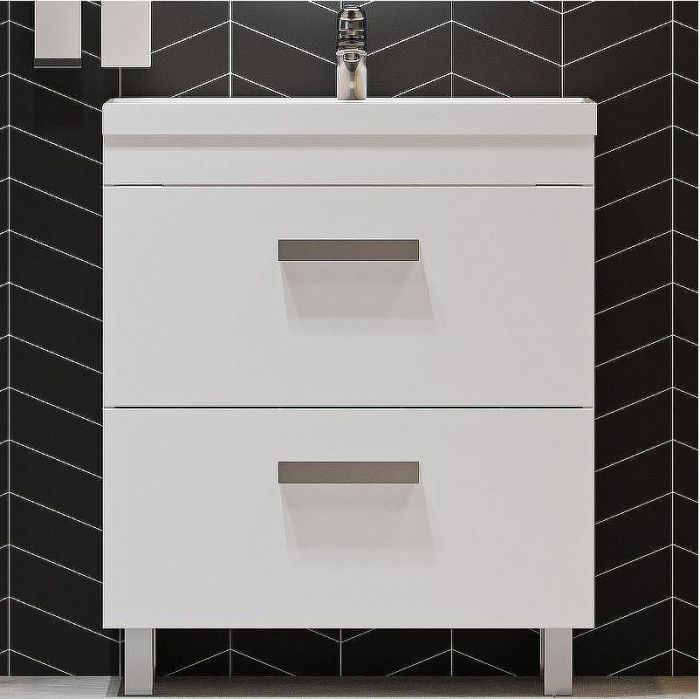 Тумба под раковину Velvex Orlando 70 tn.ORL.CLA.70.2Y Белая матовая