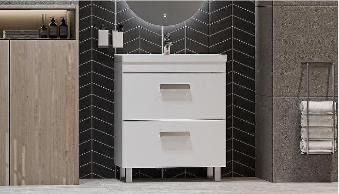 Тумба под раковину Velvex Orlando 70 tn.ORL.CLA.70.2Y Белая матовая