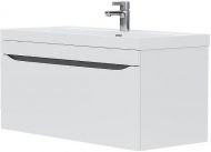 Тумба под раковину Volna Prime 100.1Y tpPRIME100.1Y-01 подвесная Белая Темно-серая