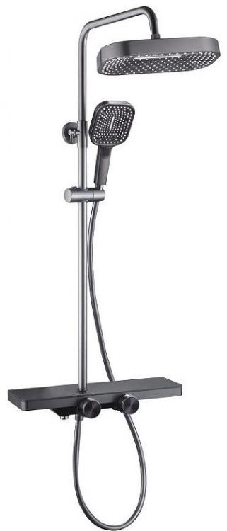 Душевая система ALMAes Hazar SDI-1838 цвет Оружейная сталь Душевая система ALMAes Hazar SDI-1838 цвет Оружейная сталь