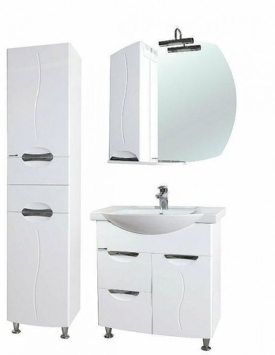 Шкаф пенал Bellezza Глория 40 L 4629505712018 Белый