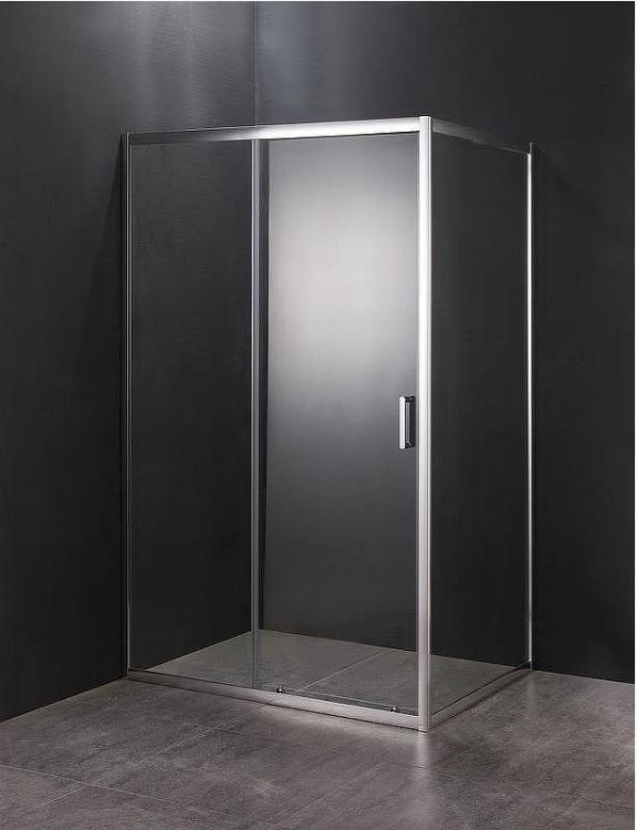 Душевой уголок Orange 140x90 E23-14090TCR профиль Хром стекло прозрачное Душевой уголок Orange 140x90 E23-14090TCR профиль Хром стекло прозрачное