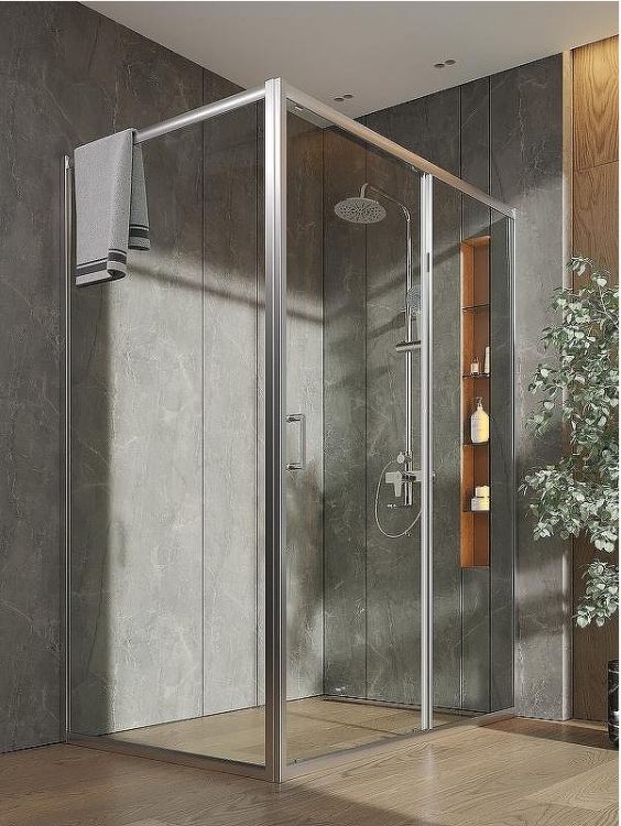 Душевой уголок Orange 140x90 E23-14090TCR профиль Хром стекло прозрачное Душевой уголок Orange 140x90 E23-14090TCR профиль Хром стекло прозрачное