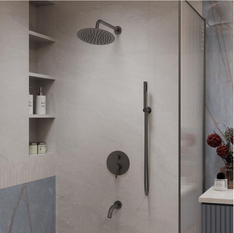 Душевая система Vincea Villa VSFW-1VL3GM цвет Вороненая сталь