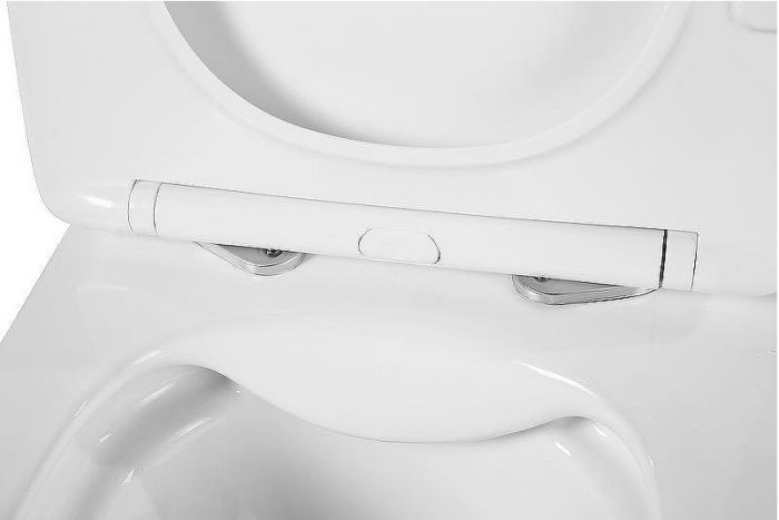 Унитаз BelBagno Marmi BB052CHR/BB132SC подвесной с сиденьем Микролифт