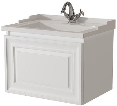 Тумба под раковину Caprigo Ponza 60 13510-В231 подвесная цвет Белый