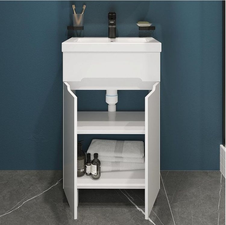 Тумба под раковину DIWO Коломна 50 KOL.T.50/S/W цвет Белый