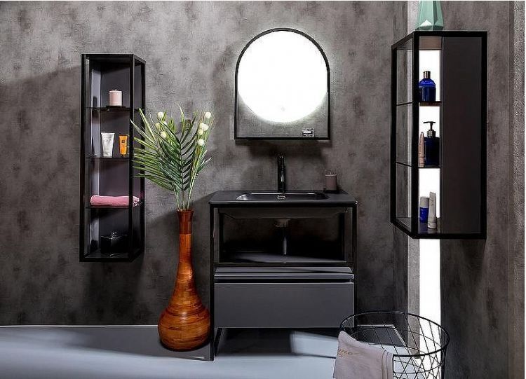 Тумба Boheme Armadi Art Loft 80 894-080-A подвесная Антрацит