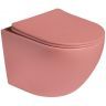 Унитаз SantiLine SL-5104 подвесной Персиковый матовый с сиденьем Микролифт