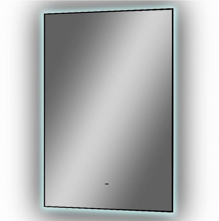 Зеркало Континент Amer 600х1000 ЗЛП1526 с подсветкой Черное с бесконтактным выключателем Зеркало Континент Amer 600х1000 ЗЛП1526 с подсветкой Черное с бесконтактным выключателем