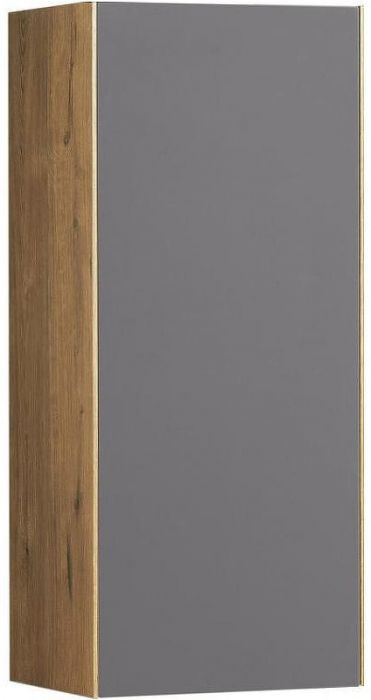 Подвесной шкаф Aquaton Сохо 35 1A258403AJA00 Дуб веллингтон Графит софт