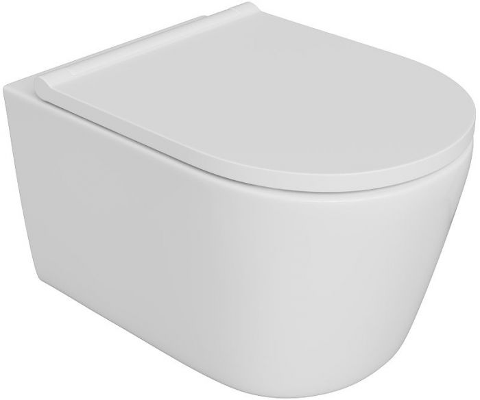 Унитаз DIWO Архангельск 0800 подвесной цвет Белый с сиденьем Микролифт