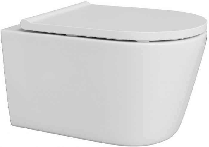 Унитаз DIWO Архангельск 0800 подвесной цвет Белый с сиденьем Микролифт