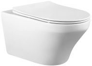 Унитаз Charus Torre Bianca EWC700-124W Franz D Rimless подвесной цвет Белый с сиденьем Микролифт