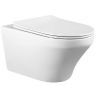 Унитаз Charus Torre Bianca EWC700-124W Franz D Rimless подвесной цвет Белый с сиденьем Микролифт