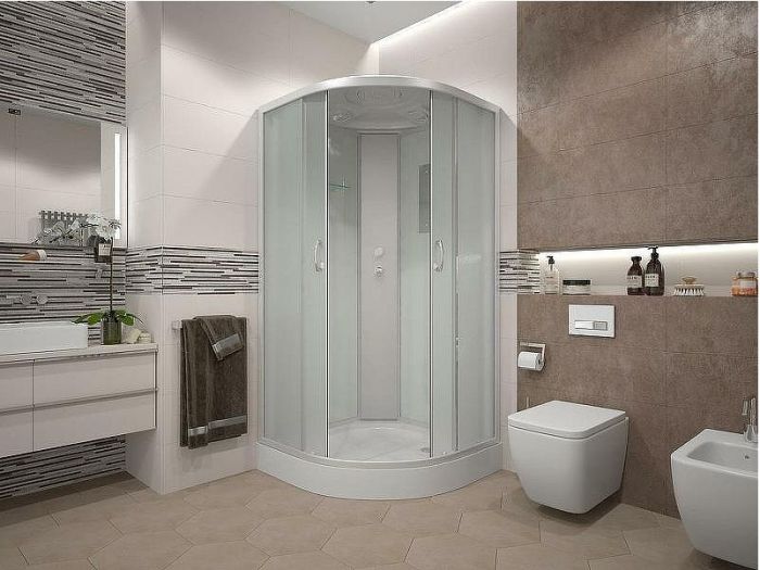 Душевая кабина Erlit Comfort 80х80 ER3508P-C3-RUS без гидромассажа