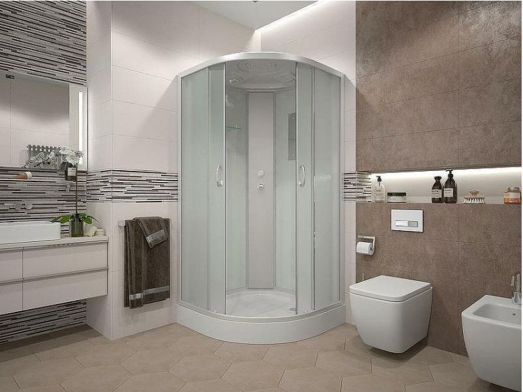 Душевая кабина Erlit Comfort 80х80 ER3508P-C3-RUS без гидромассажа