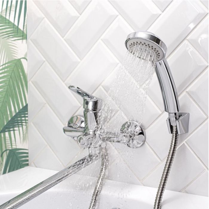 Смеситель для ванны Boou B8290-18F универсальный цвет Хром