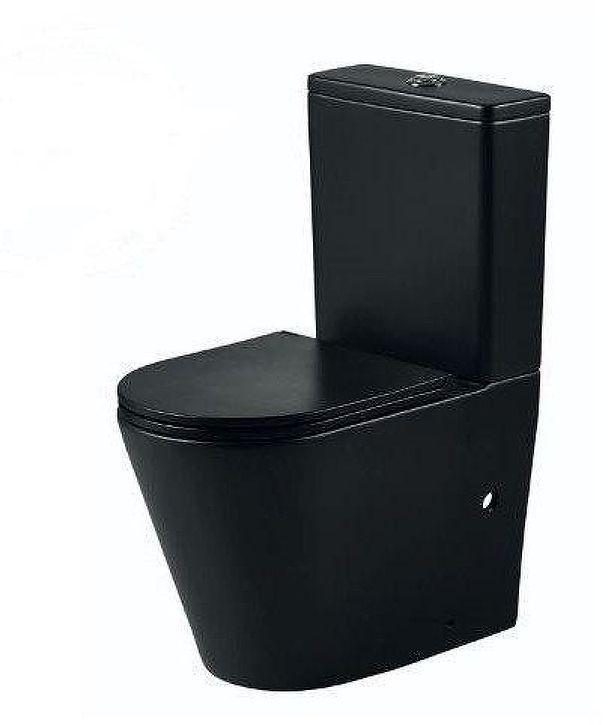 Унитаз компакт Nofer Nantes 23024 цвет Черный матовый с бачком и сиденьем Микролифт