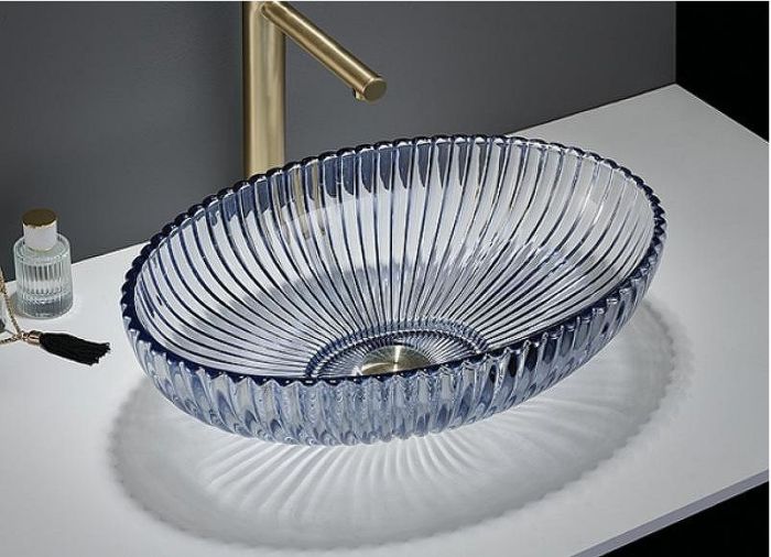 Раковина-чаша CeramaLux 51 GL49-L1 Светло-голубая