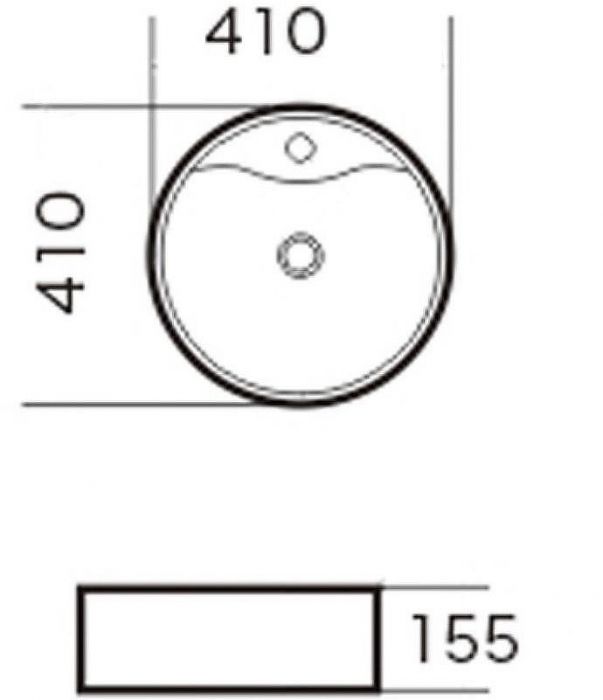 Раковина-чаша Grossman 41 GR-3012 Белая
