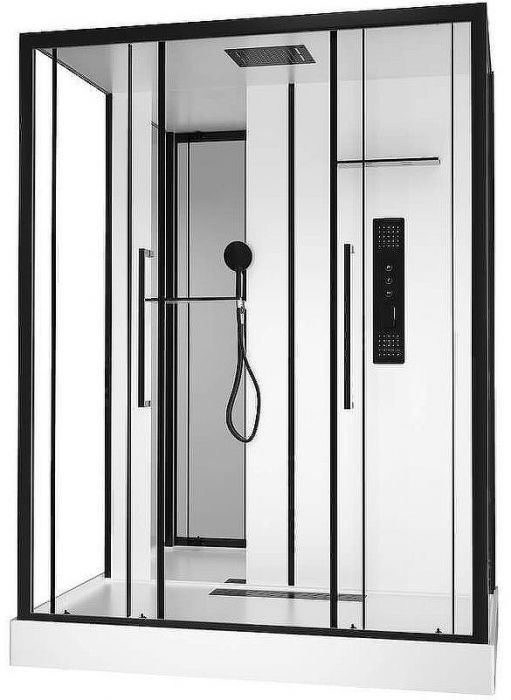 Душевая кабина Black&White Galaxy G8030 160х85 8030000 с гидромассажем