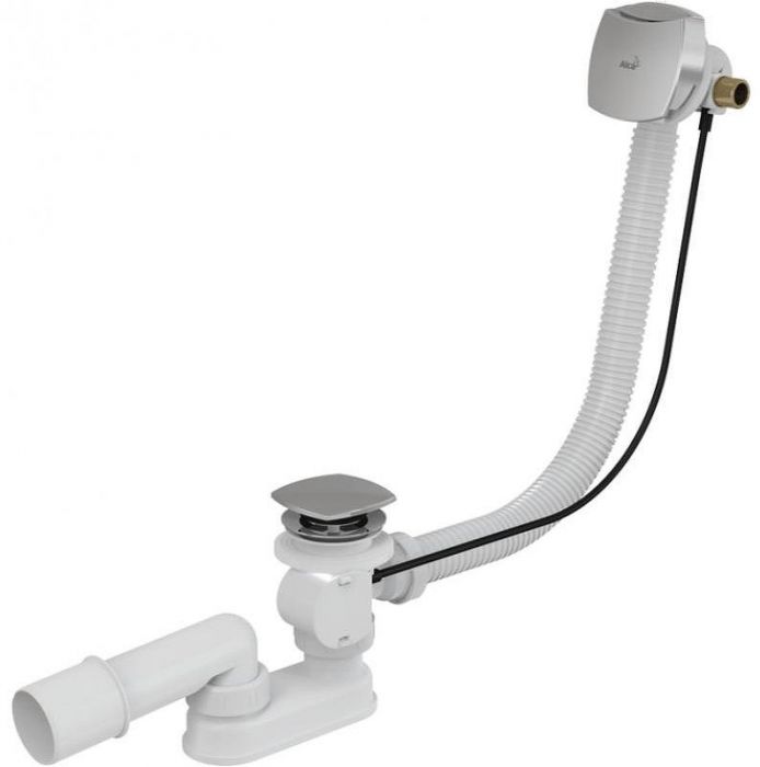 Слив-перелив Alcaplast A565CRM2-80 полуавтомат Белый Хром