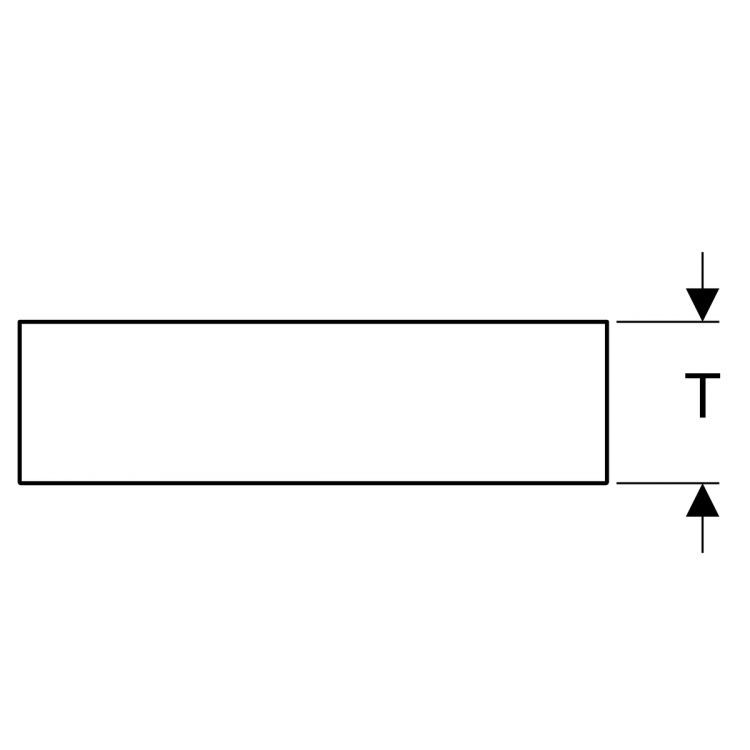 Полка Geberit iCon XS, 37, платина [840339000]