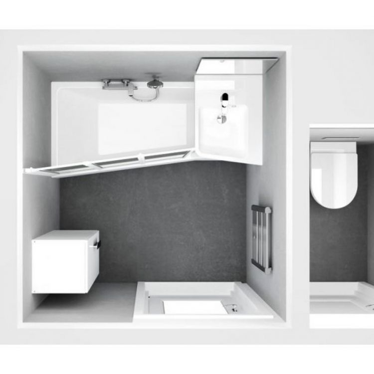 Акриловая ванна 150х75 Ravak BeHappy II C991000000 R Акриловая ванна 150х75 Ravak BeHappy II C991000000 R