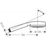 Hansgrohe Crometta 100 1j Ручной душ 10см., цвет: белый/хром