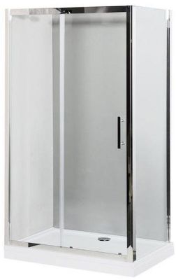 Душевой уголок Aquanet Delta NPE1131 150x80 профиль Хром, стекло прозрачное