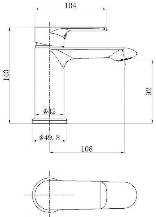 Смеситель для раковины beWash Bliss BVMM0BS123 Хром Смеситель для раковины beWash Bliss BVMM0BS123 Хром