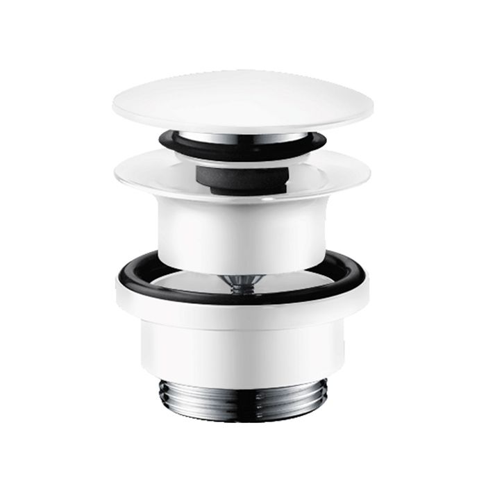 Hansgrohe Донный клапан для раковины и биде, push-open, цвет: белый матовый
