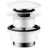 Hansgrohe Донный клапан для раковины и биде, push-open, цвет: белый матовый