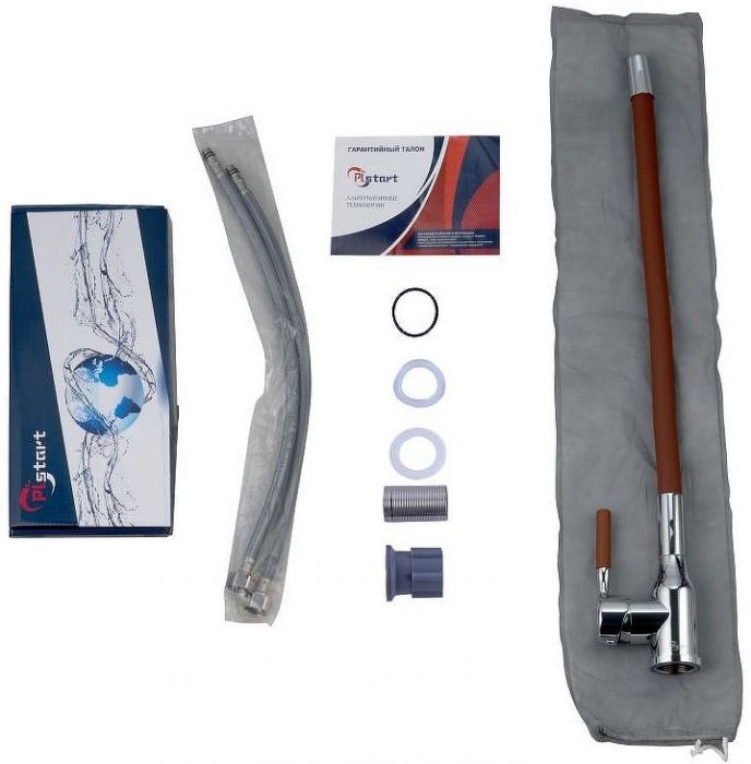 Смеситель для кухни Plstart PG54022B29 цвет Хром Коричневый