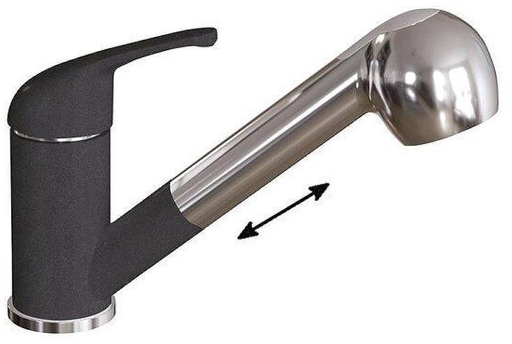 Смеситель для кухни Dr. Gans Соната 319.04l.1223.411 цвет Графит Смеситель для кухни Dr. Gans Соната 319.04l.1223.411 цвет Графит