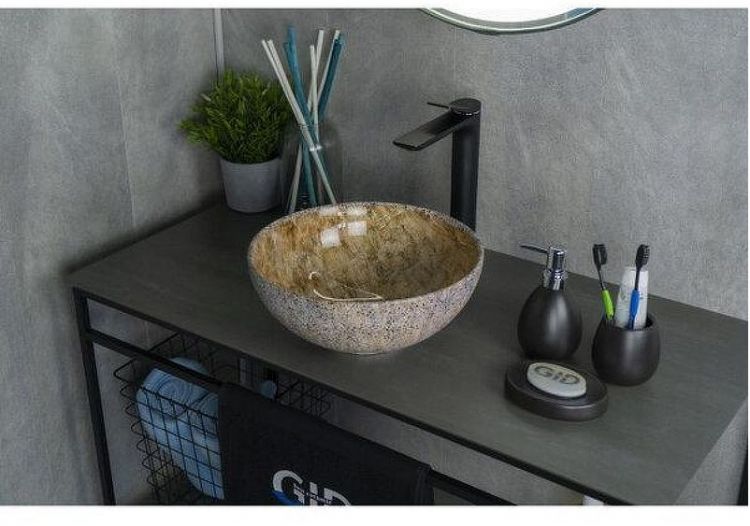 Раковина-чаша Gid Esfera Mnc489 32 54437 цвет Под камень глянцевый