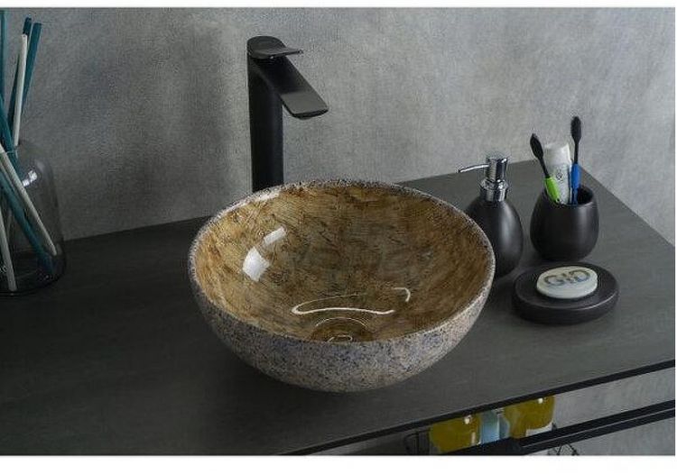 Раковина-чаша Gid Esfera Mnc489 32 54437 цвет Под камень глянцевый