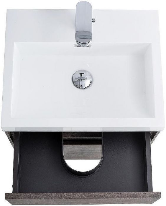 Тумба под раковину BelBagno Pietra Mini 50 PIETRA MINI-500AS-2C-SO-PT подвесная Stone
