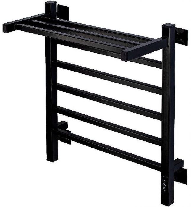 Электрический полотенцесушитель Comfysan Marte-K EC-5 60x50 012519 с полкой Черный матовый