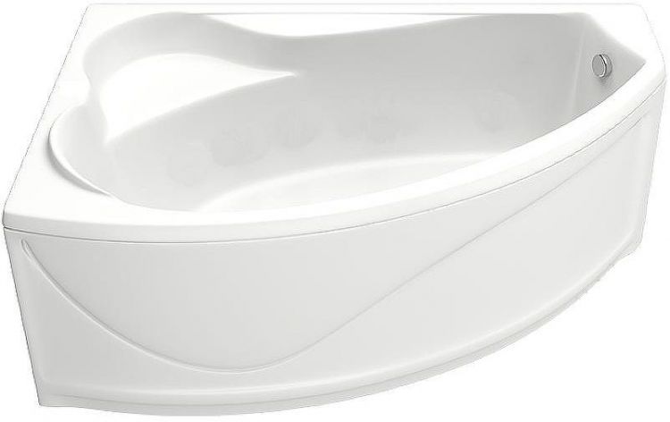 Акриловая ванна Bas Николь 170x104 L В 00027 без гидромассажа Акриловая ванна Bas Николь 170x104 L В 00027 без гидромассажа