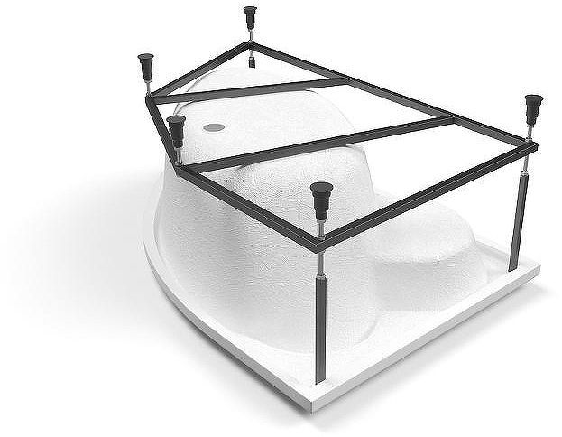 Акриловая ванна Cersanit Kaliope 153x100 L 63441 без гидромассажа