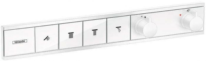 Смеситель для душа Hansgrohe RainSelect 15382700 с термостатом Белый матовый
