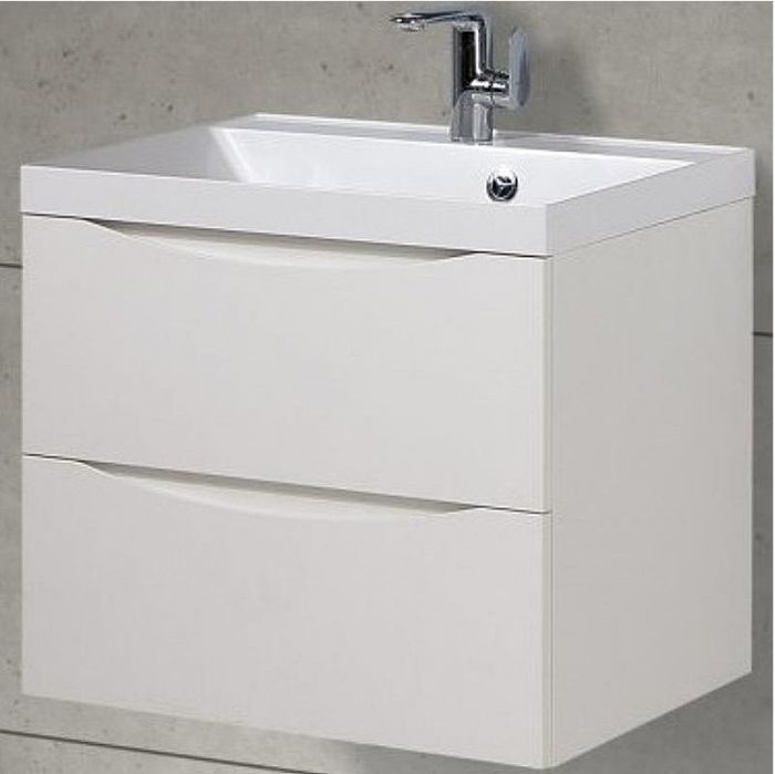 Тумба под раковину BelBagno Marino 60 MARINO-600-2C-SO-BO-P подвесная Bianco Opaco