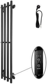 Электрический полотенцесушитель Altasan Арго 120х21 Арго12021ЧМ Черный муар